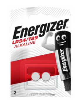 ENERGIZER® 2er Blister Alkaline Knopfzelle 189 / LR54 A/ G10
